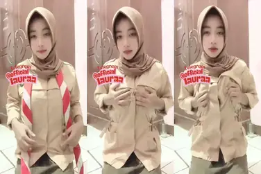 bokep Hijab Laura Seragam Pramuka Remes Toket Colmek